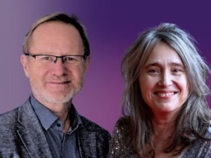 Dr. Frank Vogelsang und Sabria David (Foto von Harald Krichel)